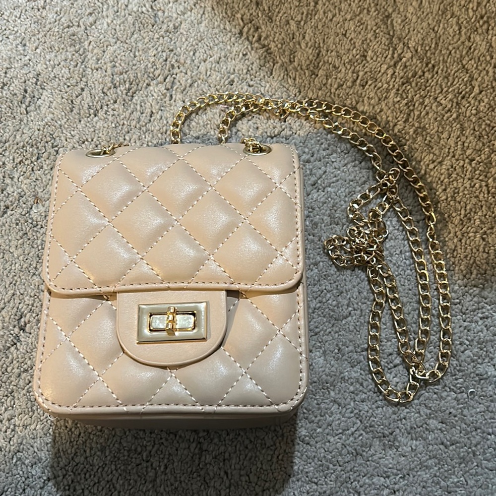Beige Mini Purse